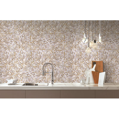 0.75" x 0.75" Grid Mosaic Wall Tile