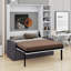 Lit escamotable avec canapé et tablettes Murphy
