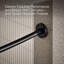 Expanse 76" Curved Fixed Shower Curtain Rod-96074375