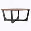 TABLE BASSE EN BOIS ACACIA, BRUN ET NOIR