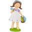 Statue de jardin Juliette Bluebonnet Girl