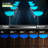 Lindella LED Light Up 16 Colour Changing Bar Stool Table