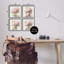 Jolies pivoines roses, ensemble de 4 giclées par LSR Design Studio-1643651665-1643651679