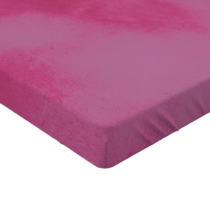 Drap-housse orange Ambesonne, Rose vif / abstrait fuchsia, Drap-housse grand