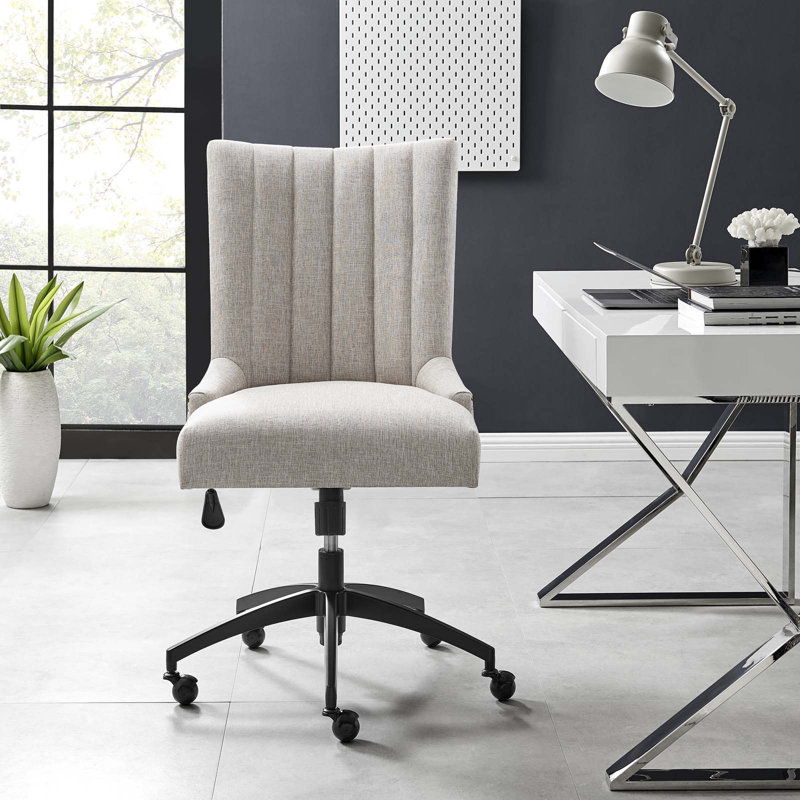 Chaise de bureau Empower Channel, Noir, Beige