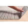 Tapis d'intérieur / extérieur blanc / taupe Devries
