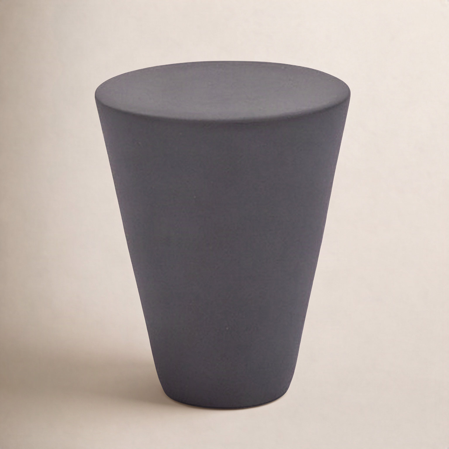 Conical Cabinet Knob, 0.5" H x 0.5" W x 1" D, Flat Black