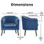Fauteuil d'appoint 27,5 po Adore-1234106089