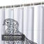 Rideau de douche noir imperméable, rideaux de douche pour la salle de bain avec 12 crochets-130015072