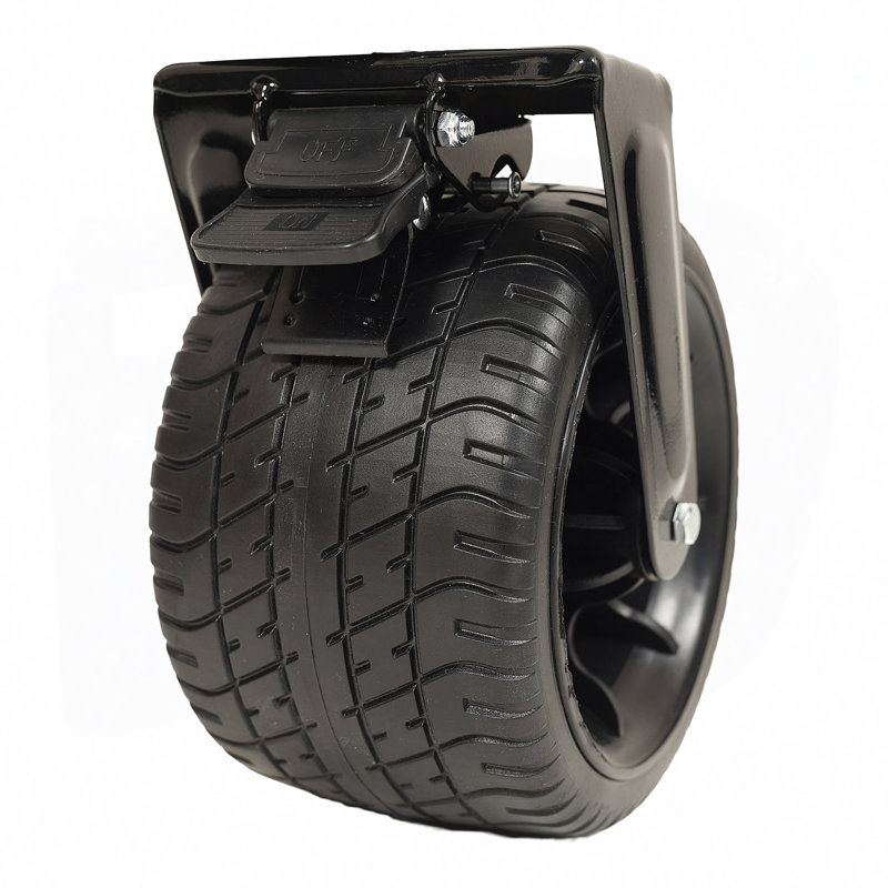 Chariot pliable multifonctionnel à roulettes avec poignée pivotante et roues tout-terrain à 360 ° - Conception robuste et réglable, grande capacité de transport, d'épicerie et d'utilisation à l'extérieur