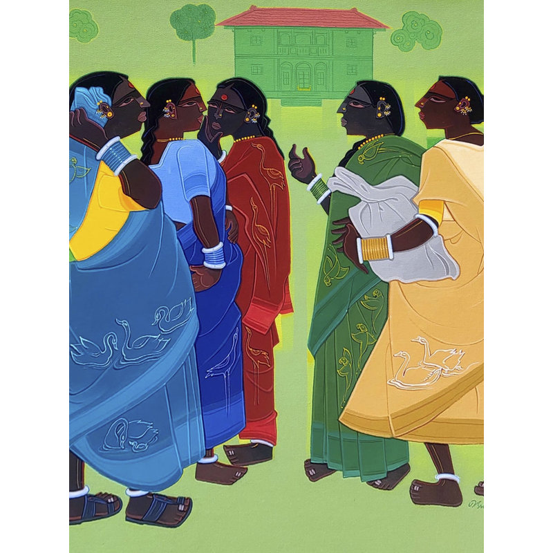 Se réunir | Acrylique sur toile | Par Tailor Srinivas