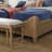 Queen Panel Bed In Sand Finish With Transitional Casual Design