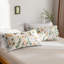 Ensemble de housse de couette à motif floral 100% coton lavé, doux et respirant.-1744133672