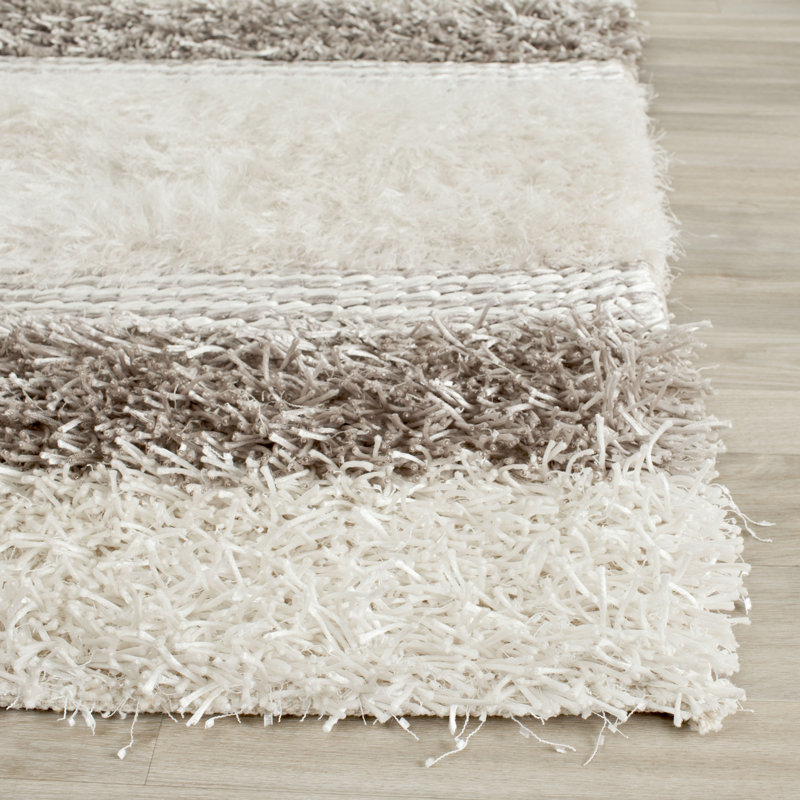 Tapis abstrait touffeté à la main Sinope, Rectangle 6 pi x 9 pi