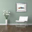 « atlanta georgia horizon blue », impression encadrée sur toile-40142884-17765827