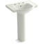 Veer™ Ceramic Pedestal Bathroom Sink with Overflow-10942344-19195677-46044464