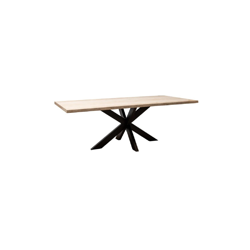 Avalon Stone Top Metal Base Dining Table