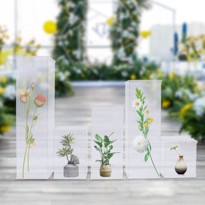 Ensemble de 5 pots de fleurs Karile