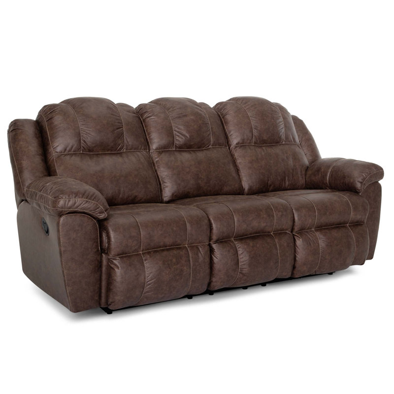 Breda Reclining Sofa, Brown