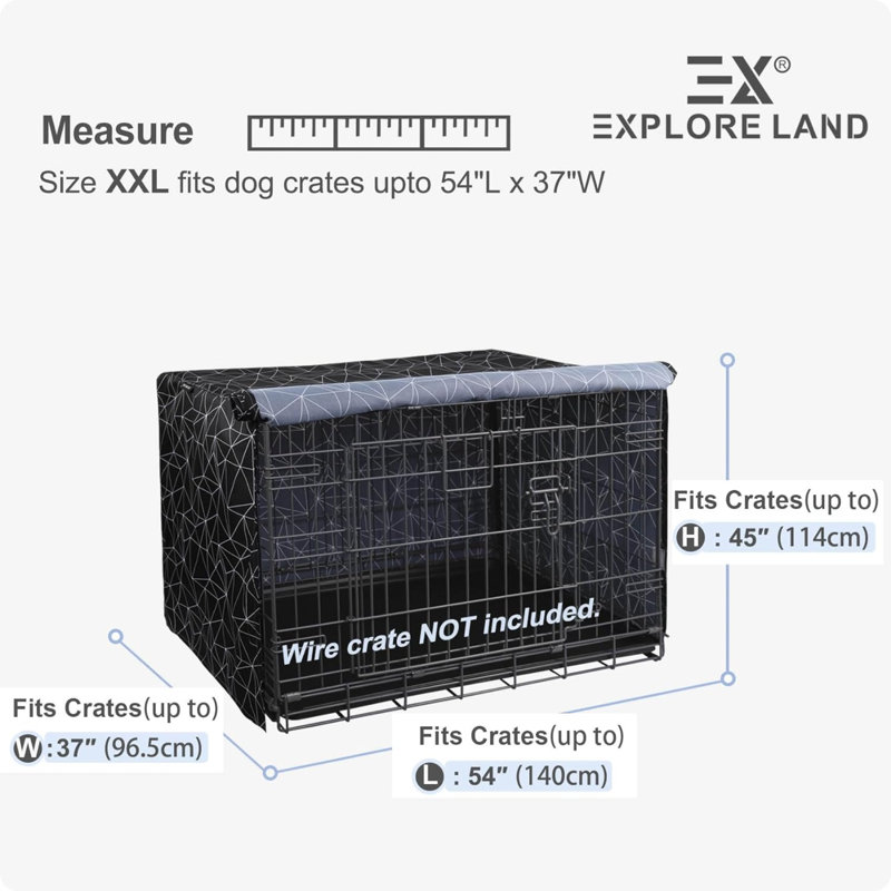Polyester Pet Crate Cover
