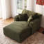 Chaise longue surdimensionnée en velours côtelé à compression sans os avec coussins et accoudoirs moelleux-1538307184