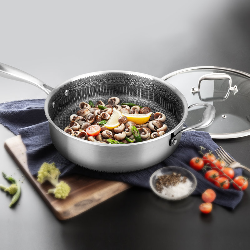 3.4 qt. Stainless Steel Saucepan