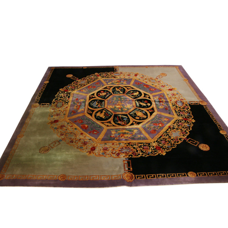 One-of-a-Kind Rectangle 7'10" X 8' Hand Knotted Area Rug