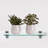 Glass Bracket Shelf with Adjustable Shelves