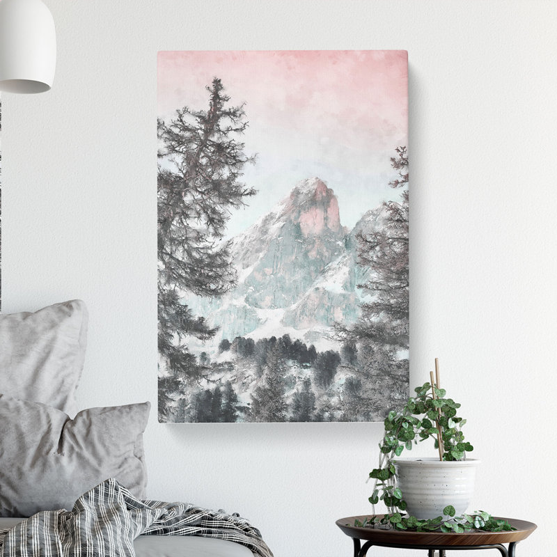 Mountain Peak - Wrapped Canvas Print, 50cm H x 35cm W x 3cm D