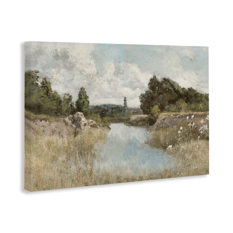 Dawn At The Shore Canvas, design by Christy McKee, 24" H x 36" W