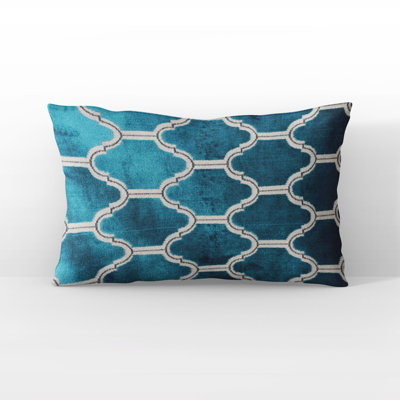 Royal Arches Geometric Luxury Throw Pillow