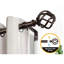 Curtain Pole 80 To 148 Cm, Twisted Cage Finials-1853695487