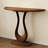 Nut-brown Solid Wood Console Table-380614468