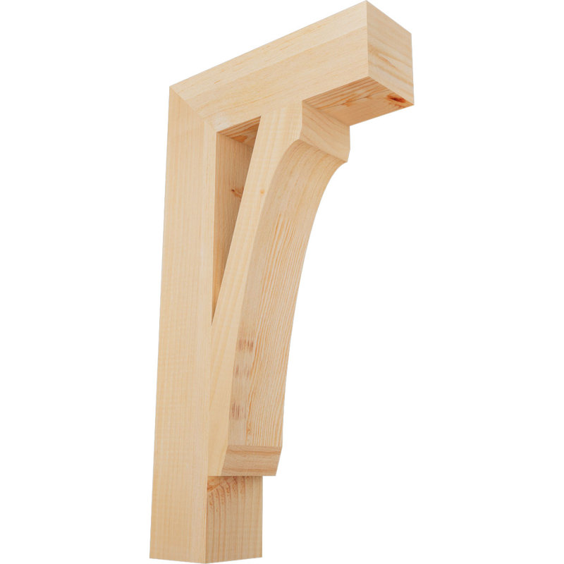 Support en bois rustique Legacy Block, Sapin de Douglas, Lisse, H 26 po x l 3,5 po x P 14 po