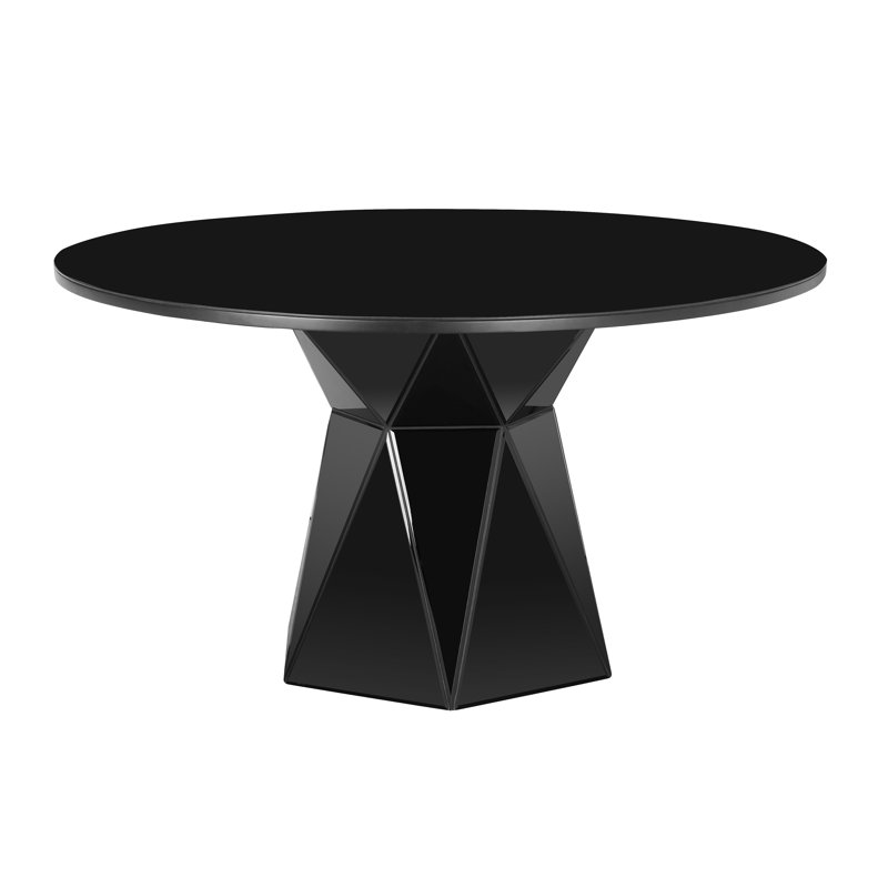 Table de salle à manger Tov Furniture, Noir