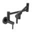 Moen Modern Wall Mount Swing Arm Folding Pot Filler Kitchen Faucet-1441043334