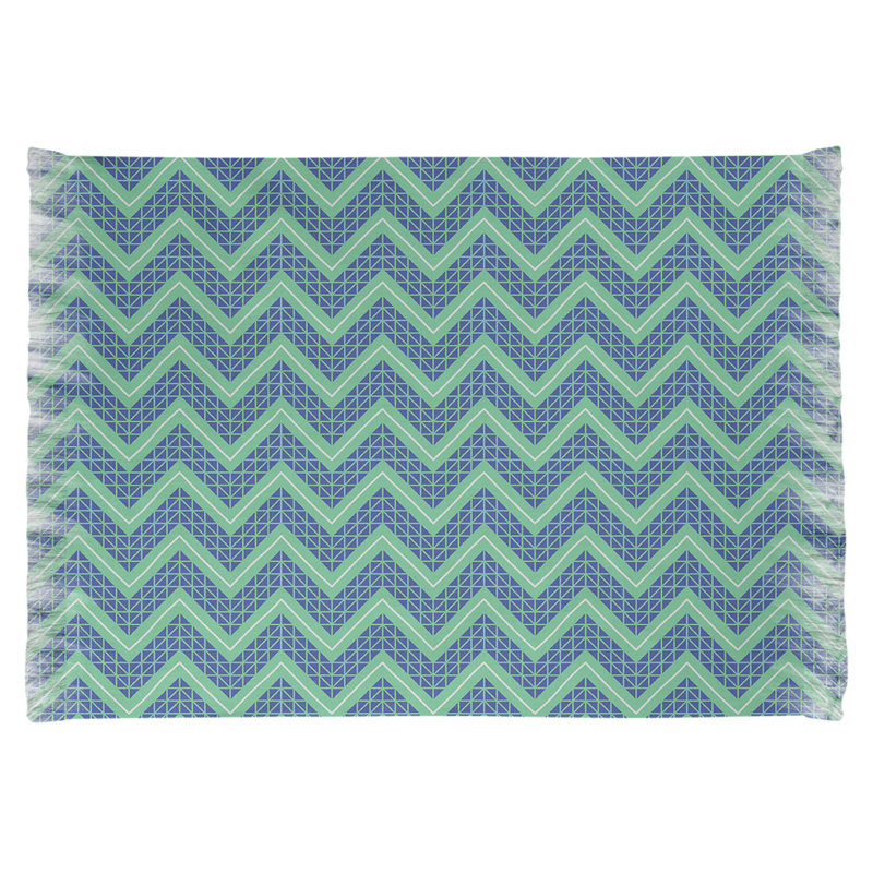 Chenille Chevron Indoor Rug, No