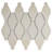 Handmade 12.01 in. x 9.65 in. Geometric Glossy Porcelain Mosaic Wall and Floor Tile-36932195