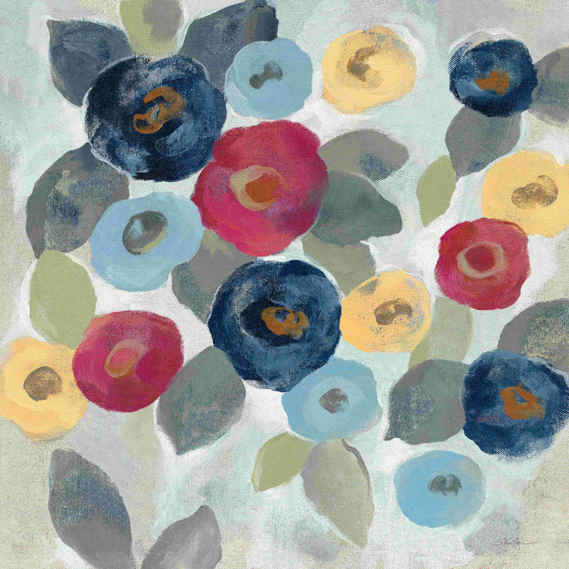 Fleurs d'hiver III, H 30 po x l 30 po