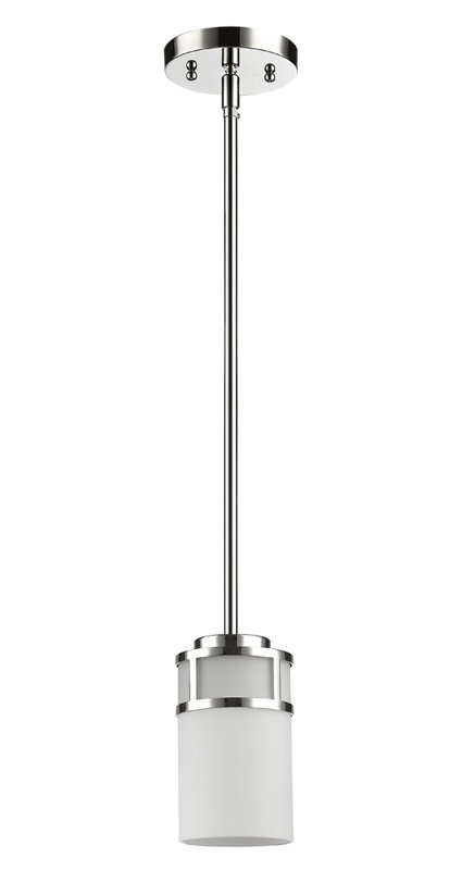 Mcduff 1 - Light Single Pendant, Polished Nickel