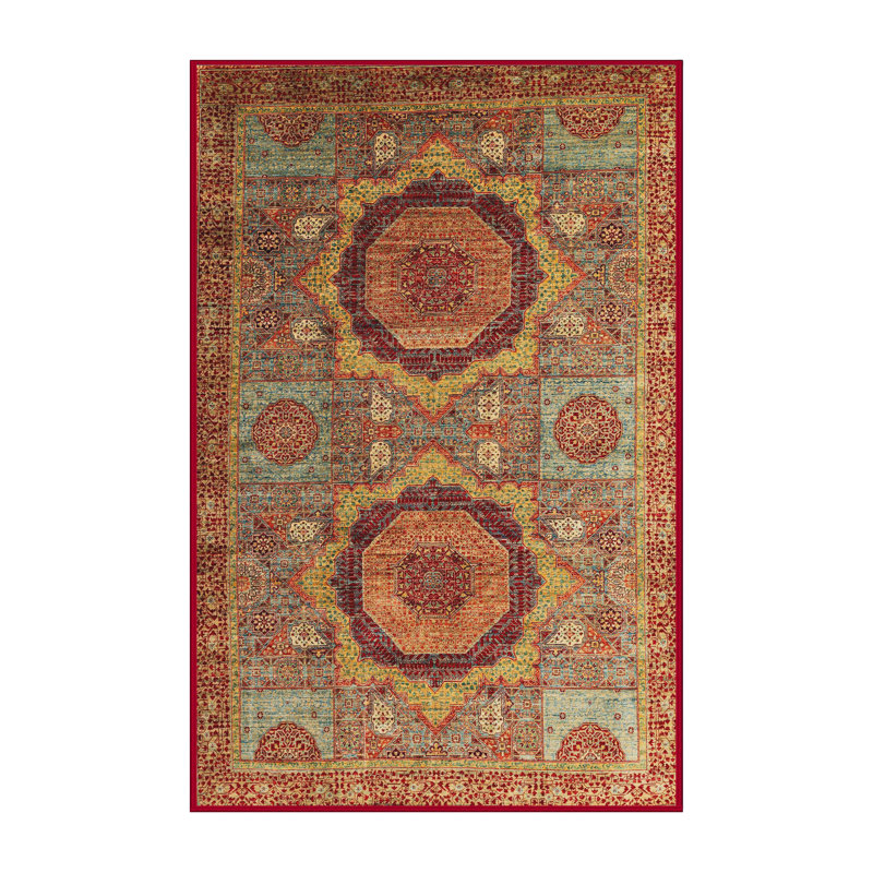 Abstract Indoor Rug, Rectangle 5' x 8'