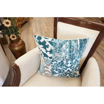 Patchwork Cotton Throw Pillow
