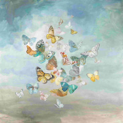 «Beautiful Butterflies» - Impression sur toile tendue