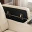 Fauteuil inclinable pivotant électrique avec rotation à 270°, tablette et port USB