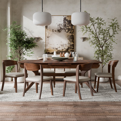 Rozella Solid Wood Dining Table Set