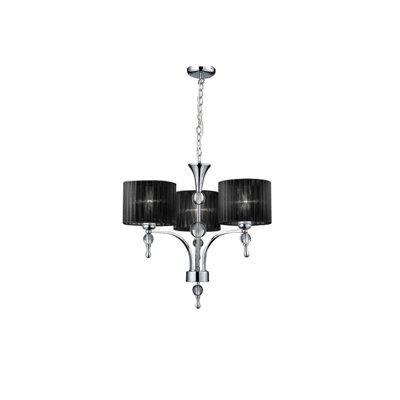 3 - Light Drum Chandelier