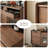 Retro Walnut Solid Wood Sideboard-374214524