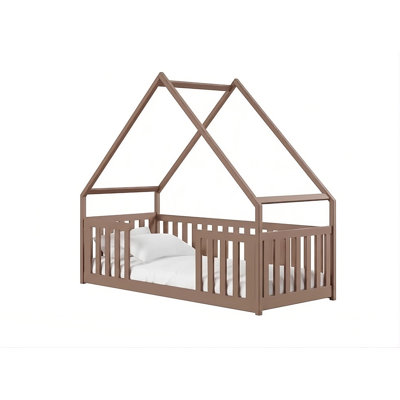 Mahendra Single (3') Solid Wood Bed Frame with Mattress