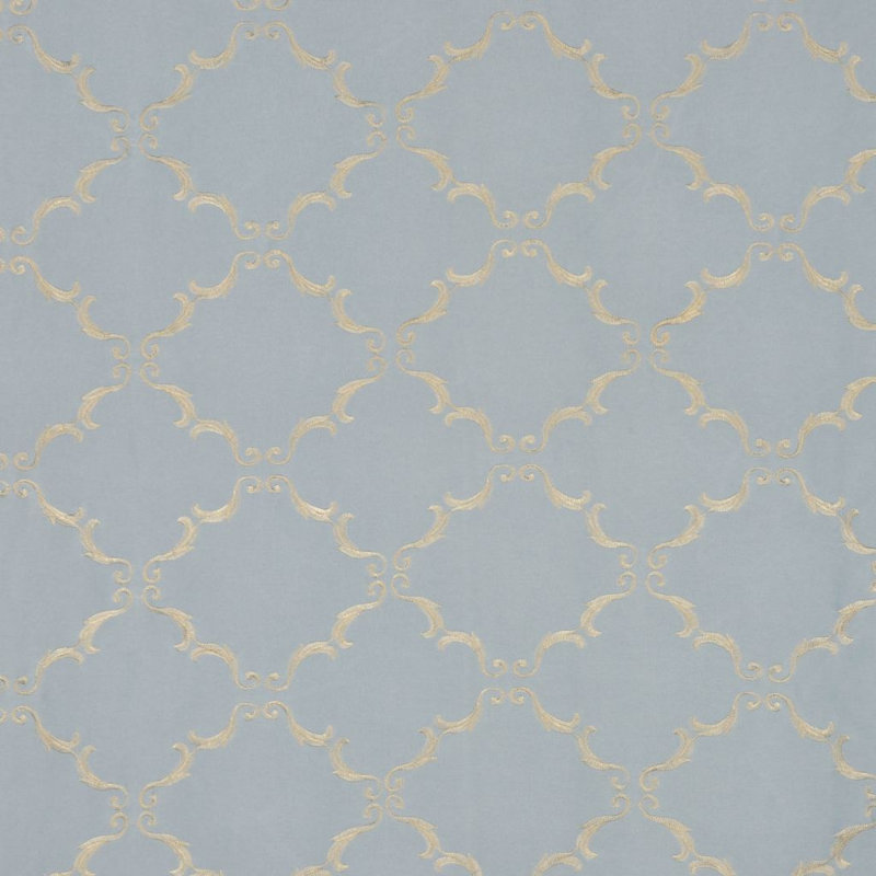 Tissu Prism Classic, Bleu antique / beige