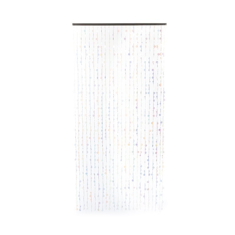Ike Curtain Single Panel, White AB